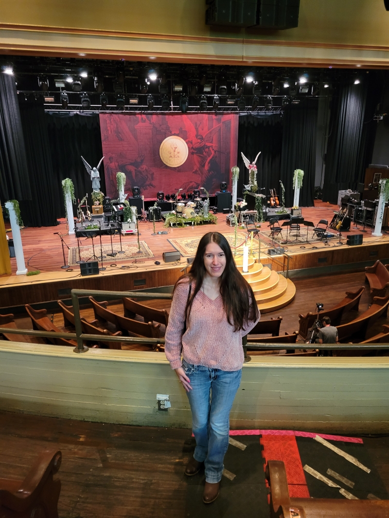 Demi Michelle at the Ryman Auditorium