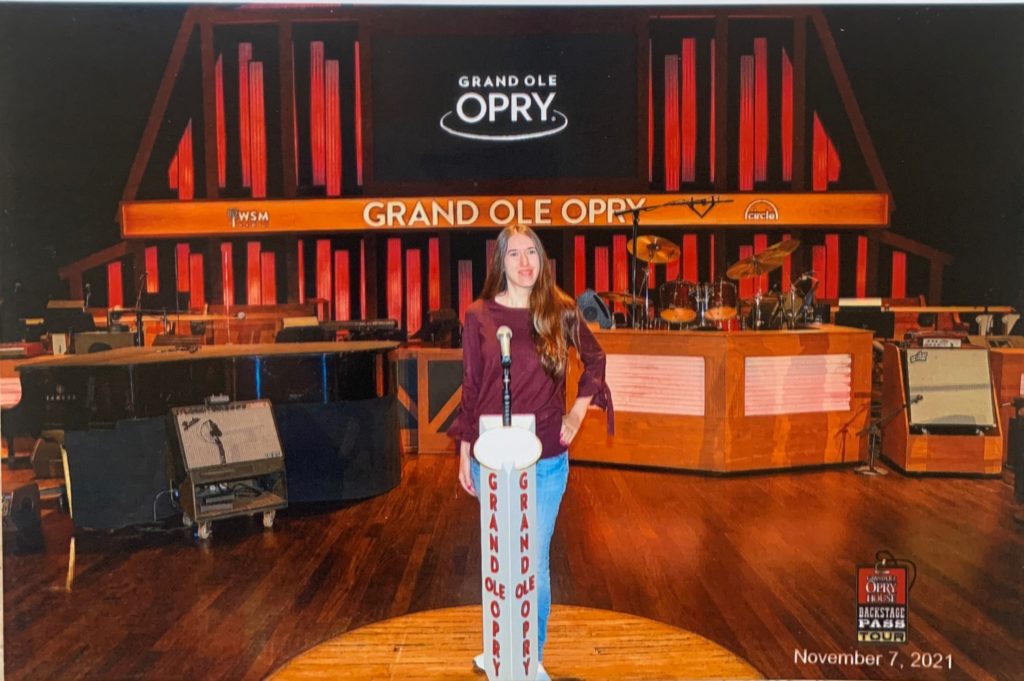 Demi Michelle in the Circle at the Grand Ole Opry