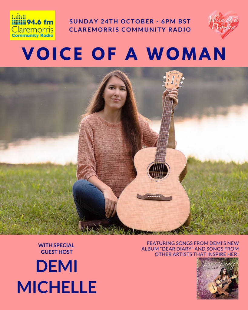 Demi Michelle’s Voice of A Woman Takeover Graphic