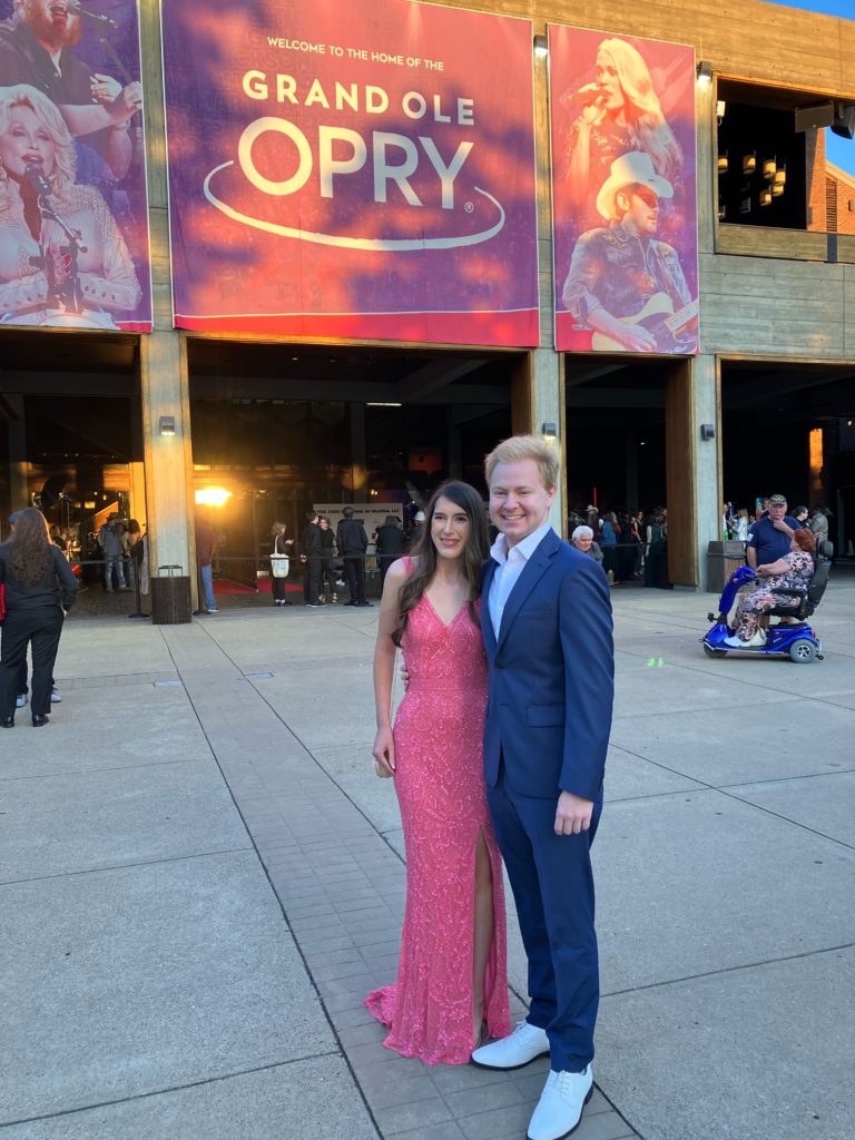 Demi and Luke at the Grand Ole Opry House