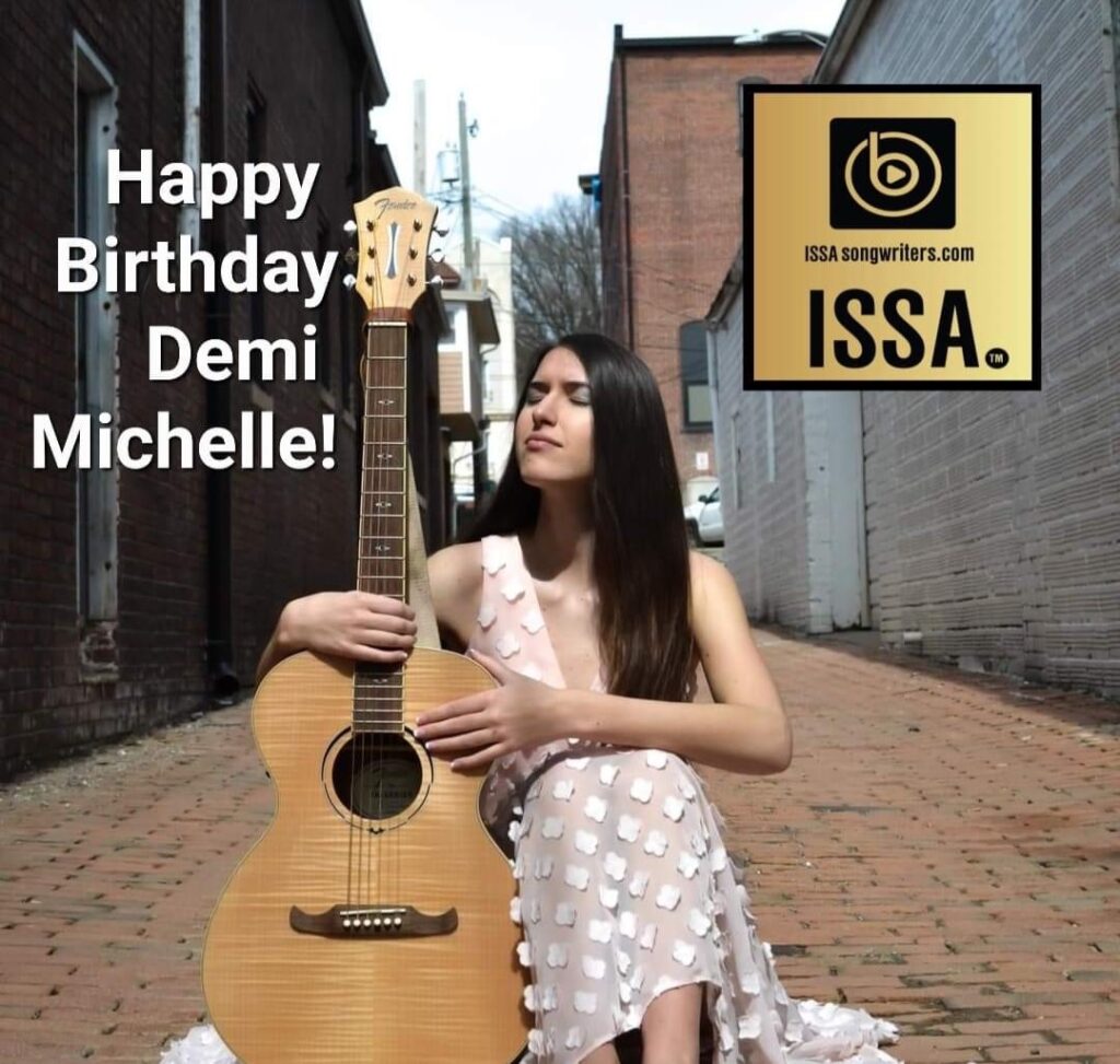 Demi Michelle ISSA Happy Birthday Graphic