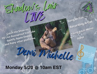 Demi Michelle Shadow’s Lair Live Interview Graphic