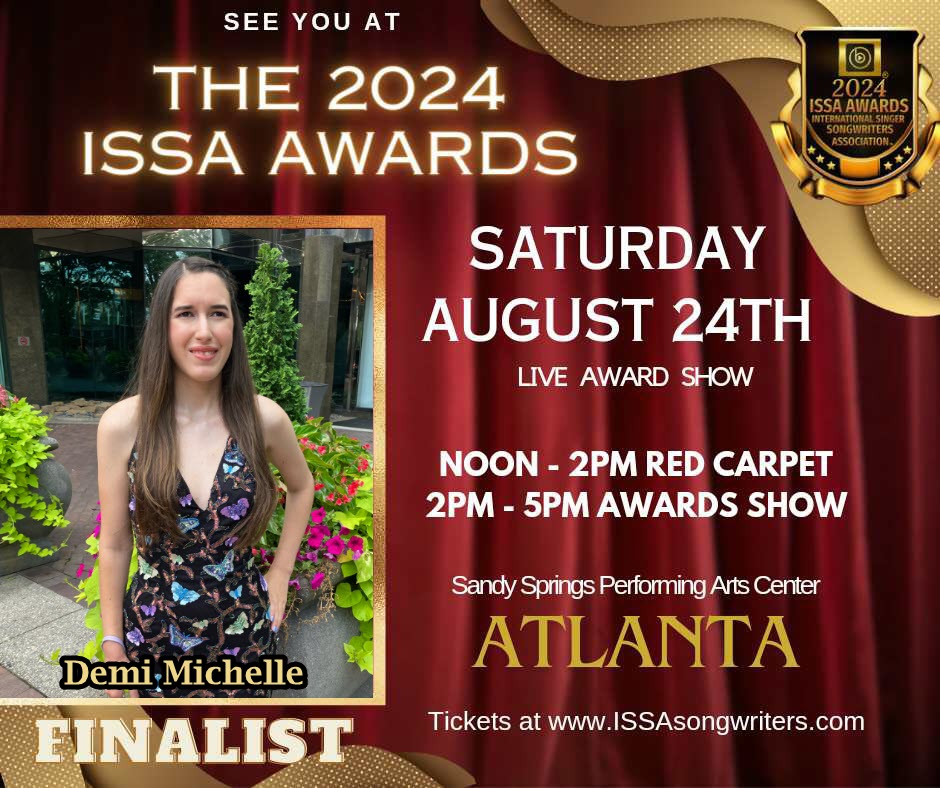 Demi Michelle 2024 ISSA Awards Finalist Graphic