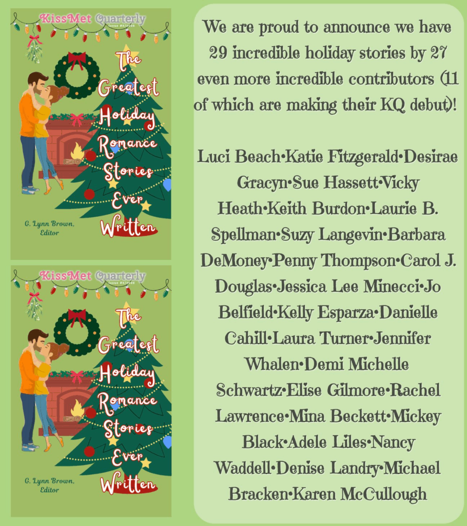 Contributors Graphic for the Greatest Holiday Romance Stories Ever Written